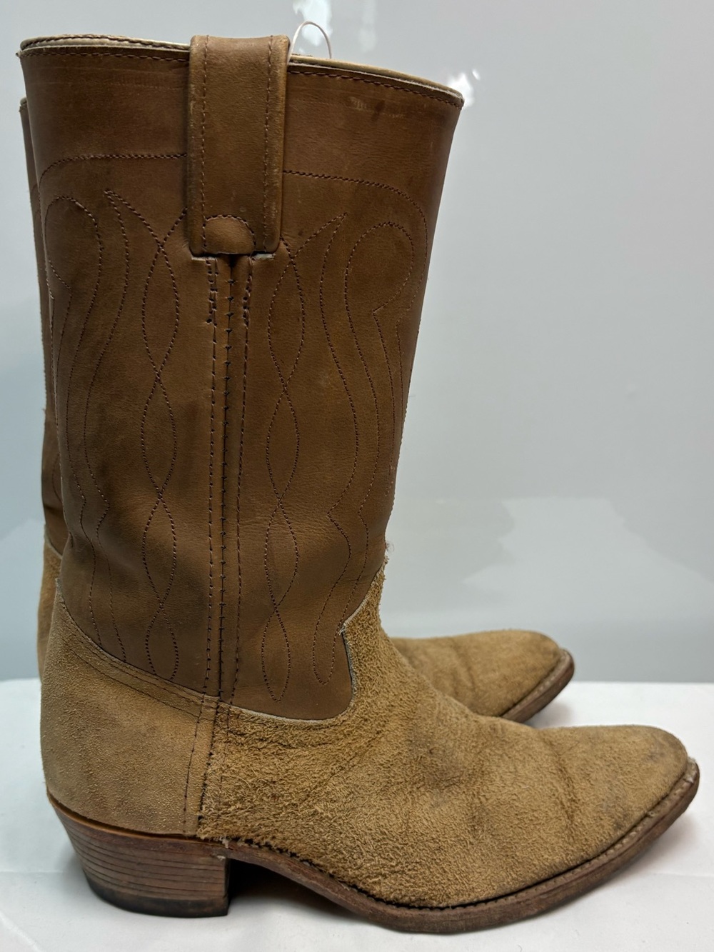 Vintage Canada West Suede Roughout Cowboy Boots Women’s 7.5 Western Cowgirl
